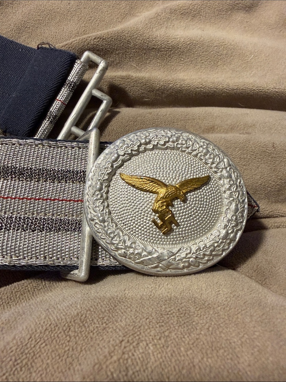 Officers Brocade Dress Belt and Buckle